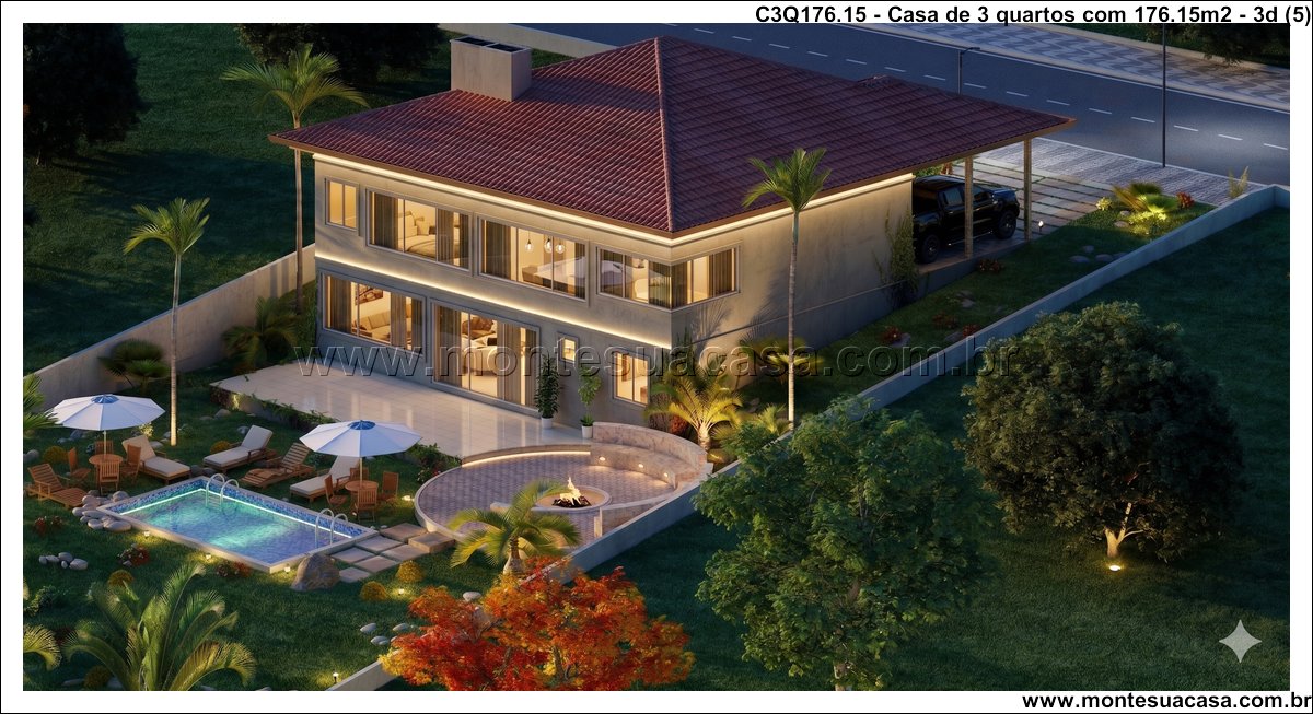 176.15m2-casa-com-3-quartos-piscina-e-salao-no-terreno-em-declive - Imagem 6