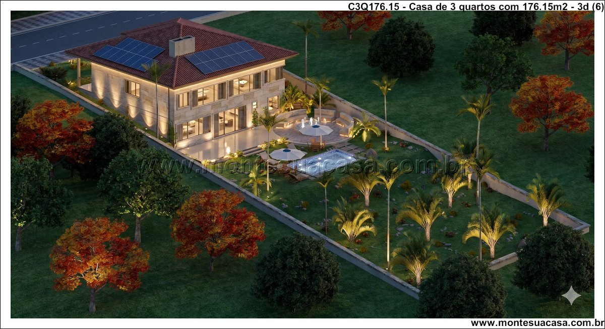 176.15m2-casa-com-3-quartos-piscina-e-salao-no-terreno-em-declive - Imagem 7