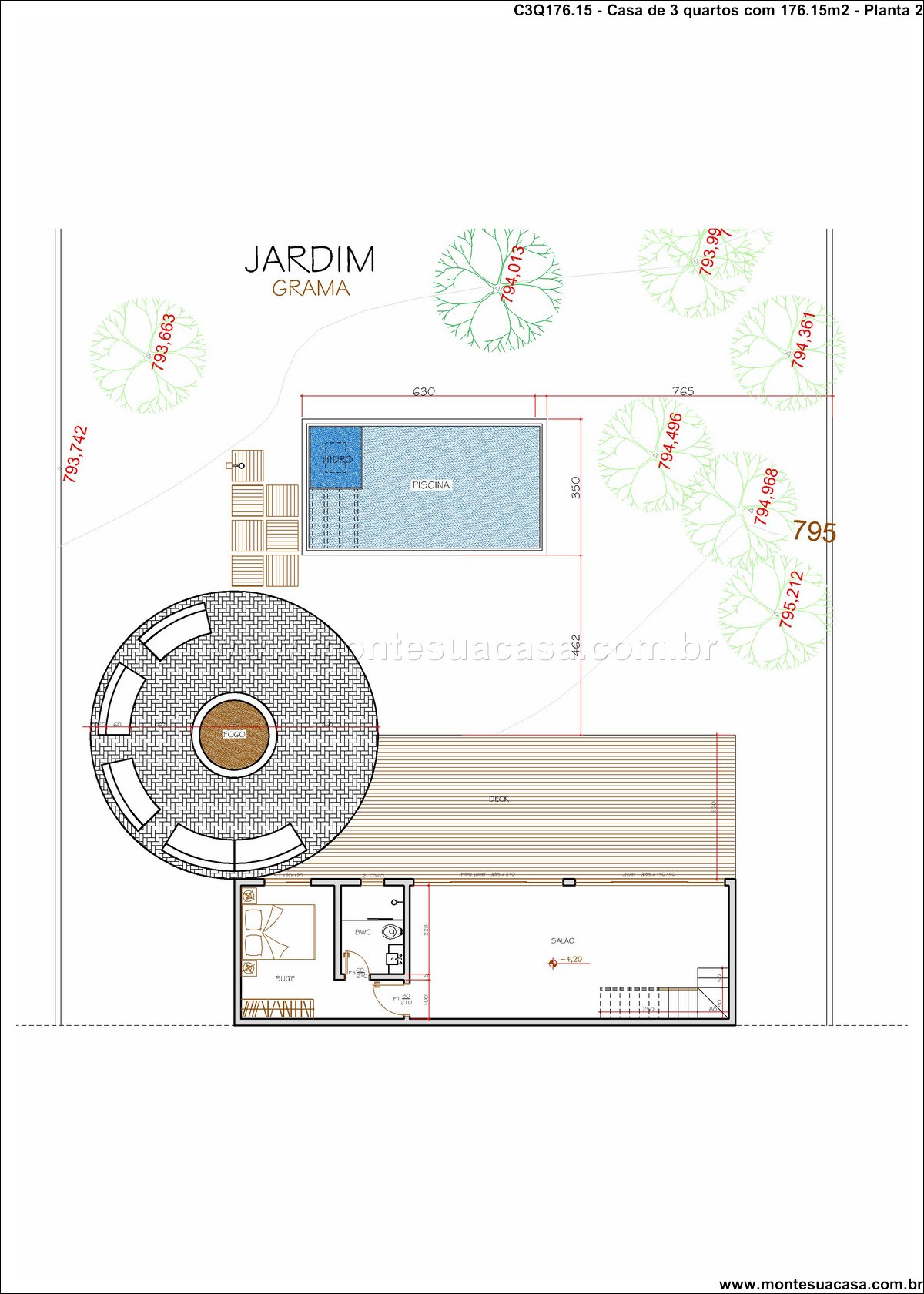 176.15m2-casa-com-3-quartos-piscina-e-salao-no-terreno-em-declive - Imagem 17