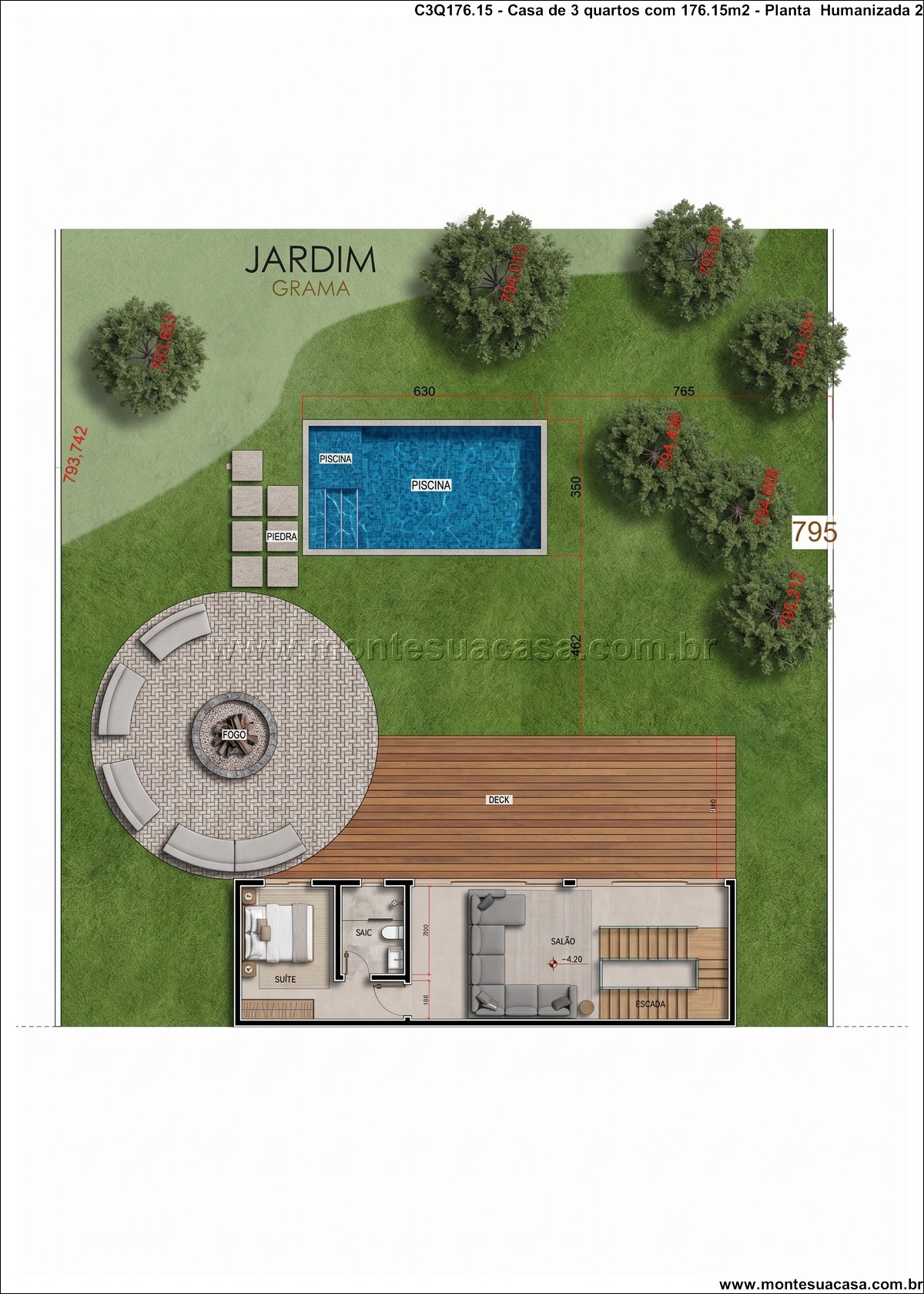 176.15m2-casa-com-3-quartos-piscina-e-salao-no-terreno-em-declive - Imagem 15