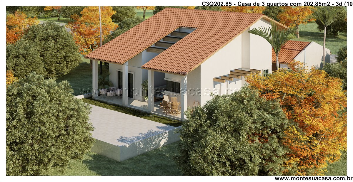 202.85m2-casa-terrea-3-quartos-com-varanda-e-sala-integrada - Imagem 11