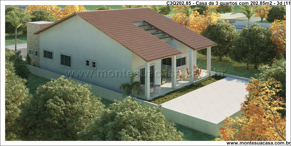 202.85m2-casa-terrea-3-quartos-com-varanda-e-sala-integrada - Imagem 12