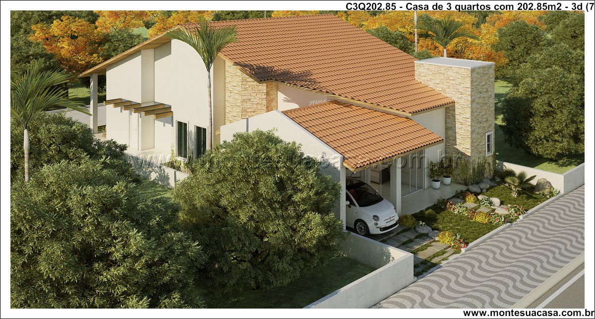 202.85m2-casa-terrea-3-quartos-com-varanda-e-sala-integrada - Imagem 8
