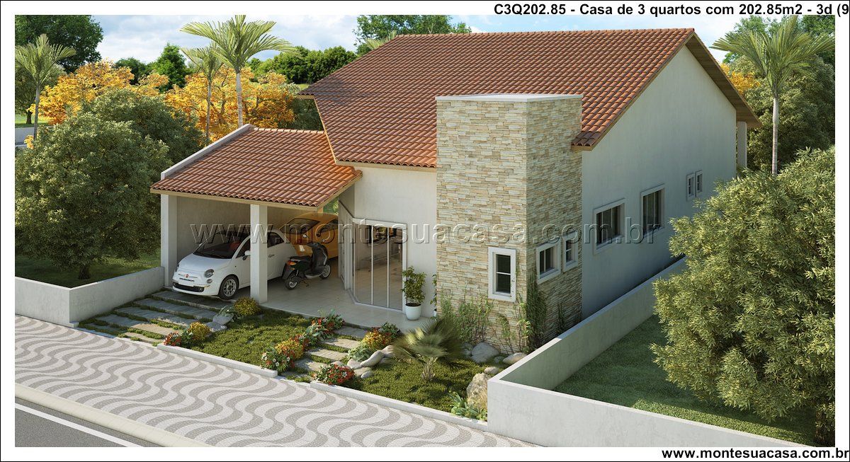 202.85m2-casa-terrea-3-quartos-com-varanda-e-sala-integrada - Imagem 10