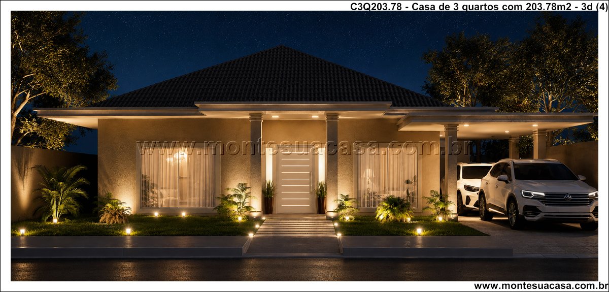 203.78m2-casa-terrea-com-area-de-lazer-completa - Imagem 5