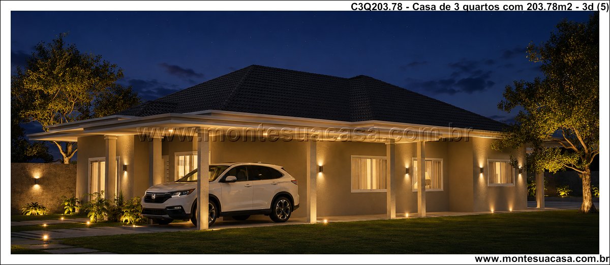 203.78m2-casa-terrea-com-area-de-lazer-completa - Imagem 6