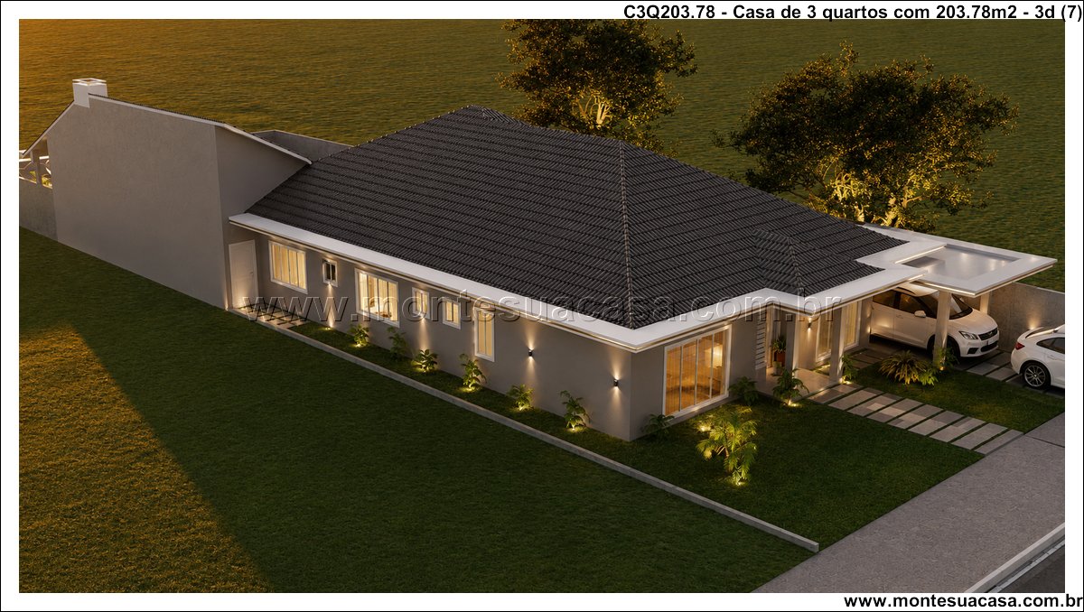 203.78m2-casa-terrea-com-area-de-lazer-completa - Imagem 8