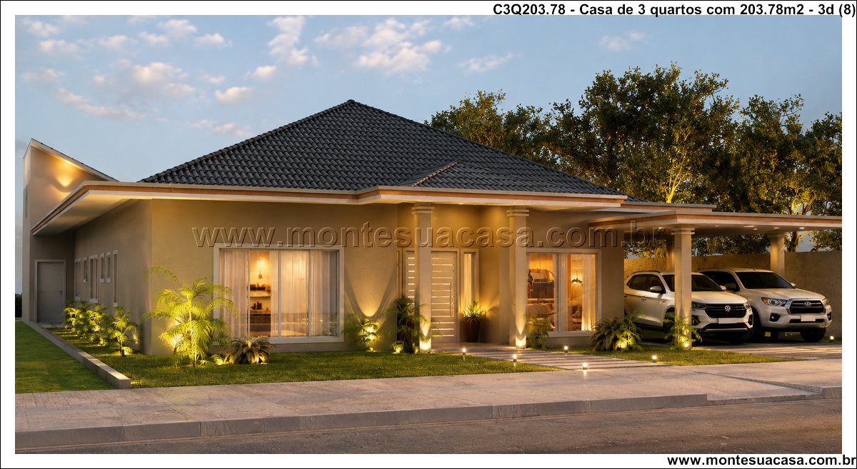 203.78m2-casa-terrea-com-area-de-lazer-completa - Imagem 9
