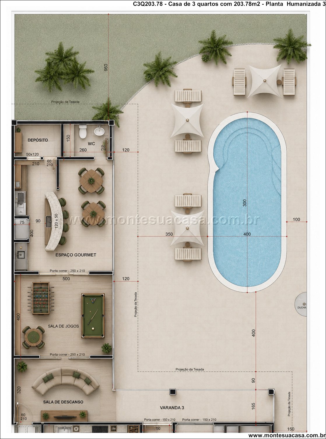 203.78m2-casa-terrea-com-area-de-lazer-completa - Imagem 16
