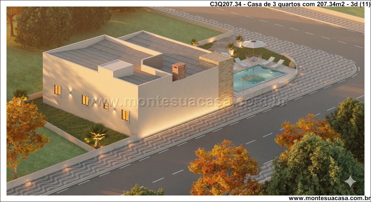 207.34m2-casa-terrea-com-garagem-dupla-e-area-integrada - Imagem 12