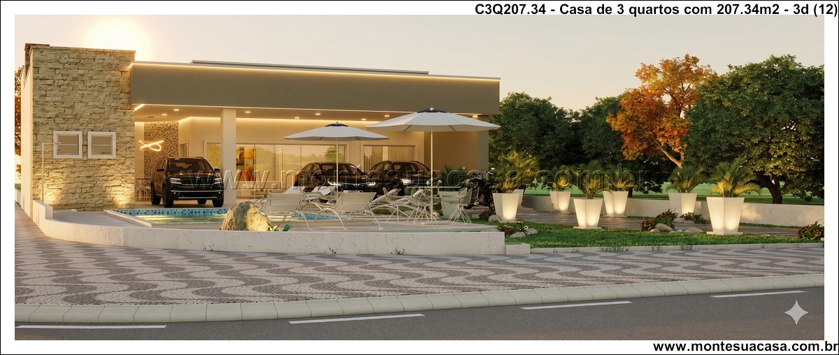 207.34m2-casa-terrea-com-garagem-dupla-e-area-integrada - Imagem 13