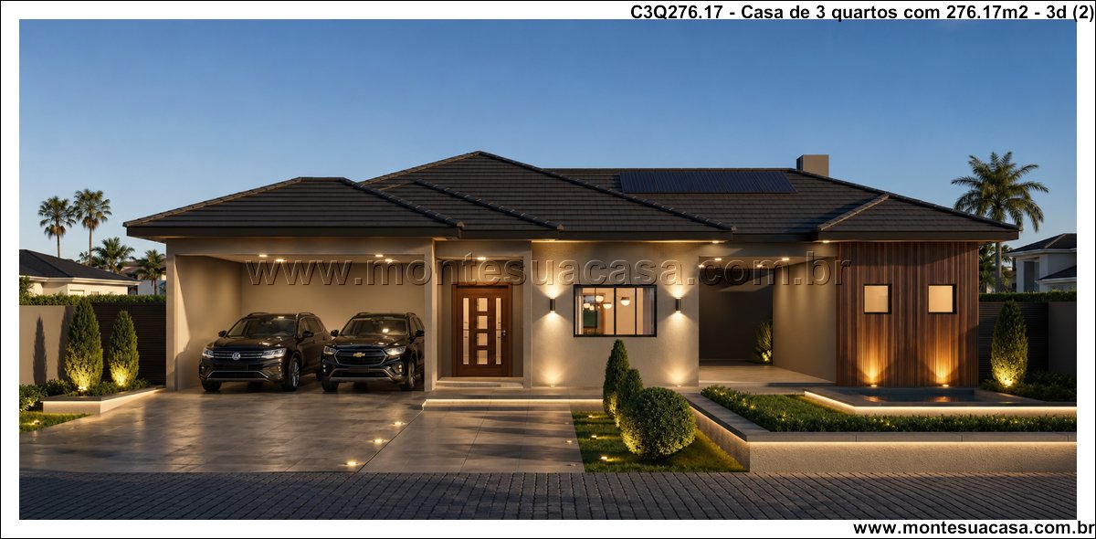 276.17m2-casa-terrea-com-3-quartos-suite-e-area-de-lazer-completa - Imagem 3