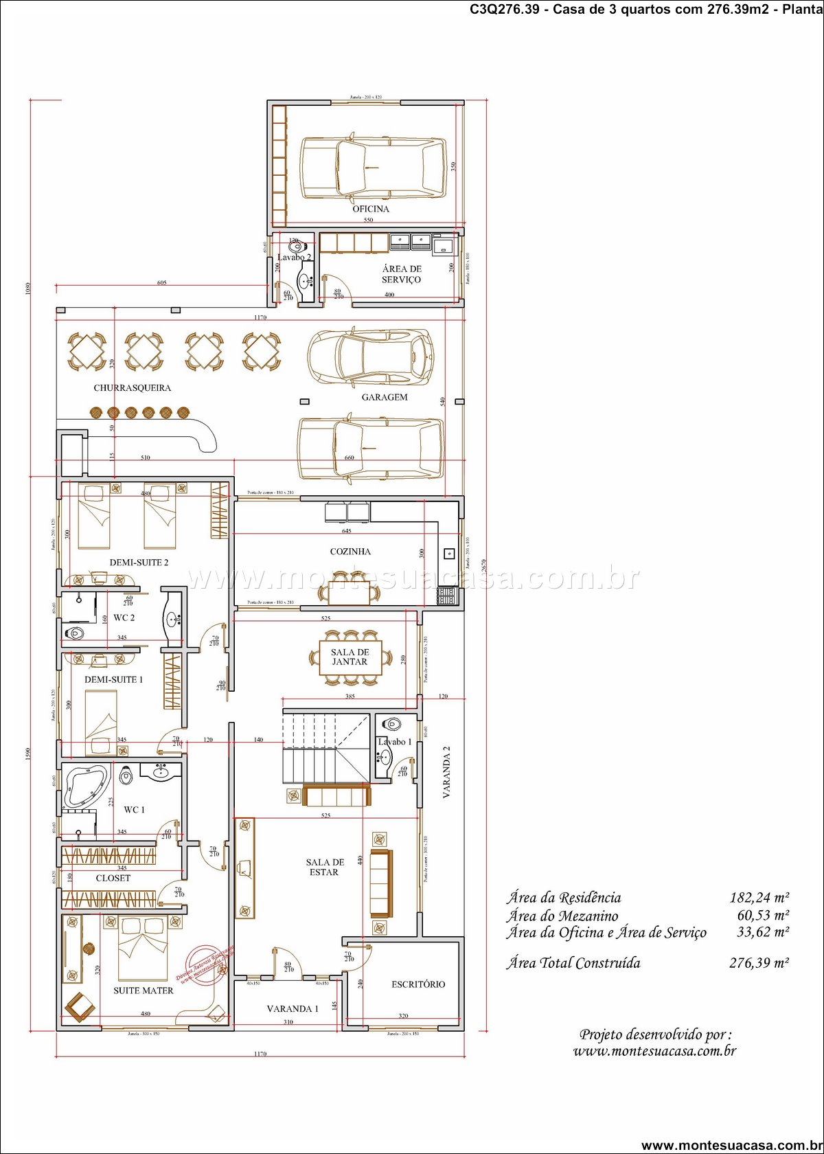 276.39m2-casa-de-3-quartos-com-oficina-mezanino-e-ambientes-sociais-integrados - Imagem 3