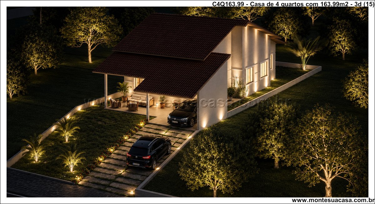 163.99m2-casa-terrea-com-quatro-quartos-e-varanda-integrada - Imagem 5