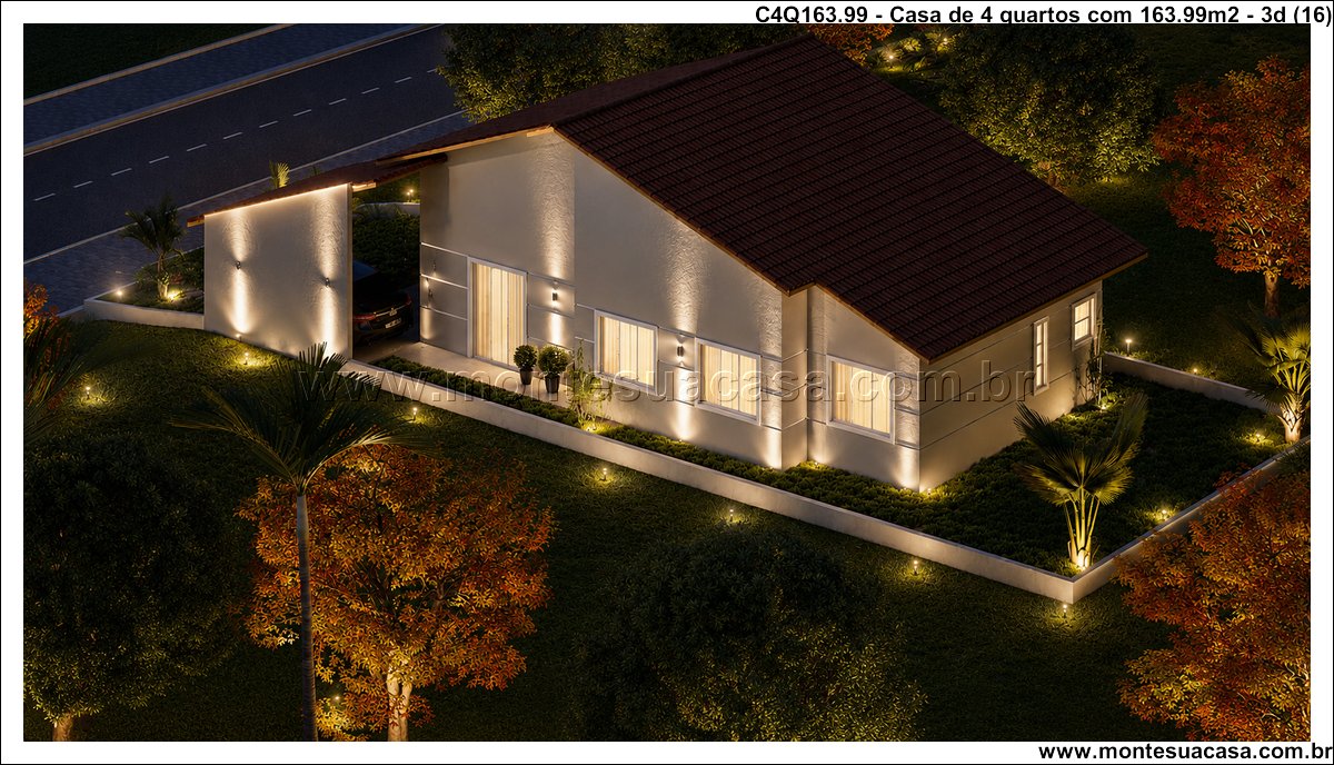 163.99m2-casa-terrea-com-quatro-quartos-e-varanda-integrada - Imagem 6