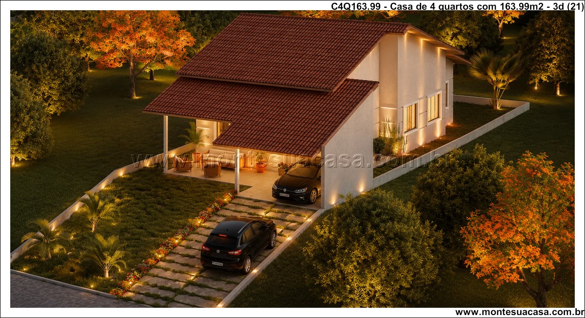 163.99m2-casa-terrea-com-quatro-quartos-e-varanda-integrada - Imagem 11
