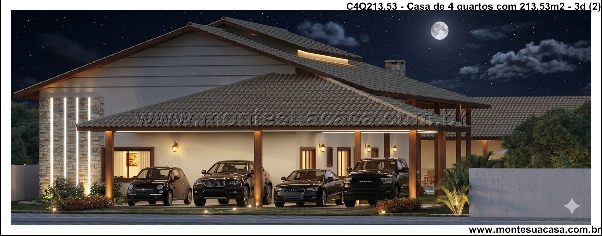 213.53m2-casa-terrea-com-4-suites-piscina-e-espaco-gourmet-integrado - Imagem 3
