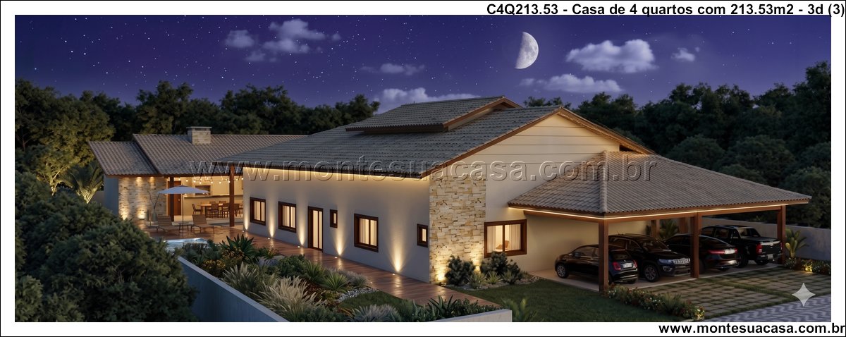 213.53m2-casa-terrea-com-4-suites-piscina-e-espaco-gourmet-integrado - Imagem 4