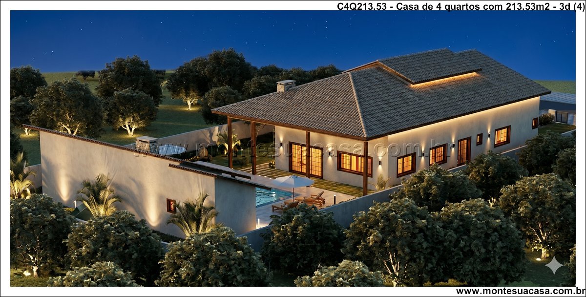 213.53m2-casa-terrea-com-4-suites-piscina-e-espaco-gourmet-integrado - Imagem 5