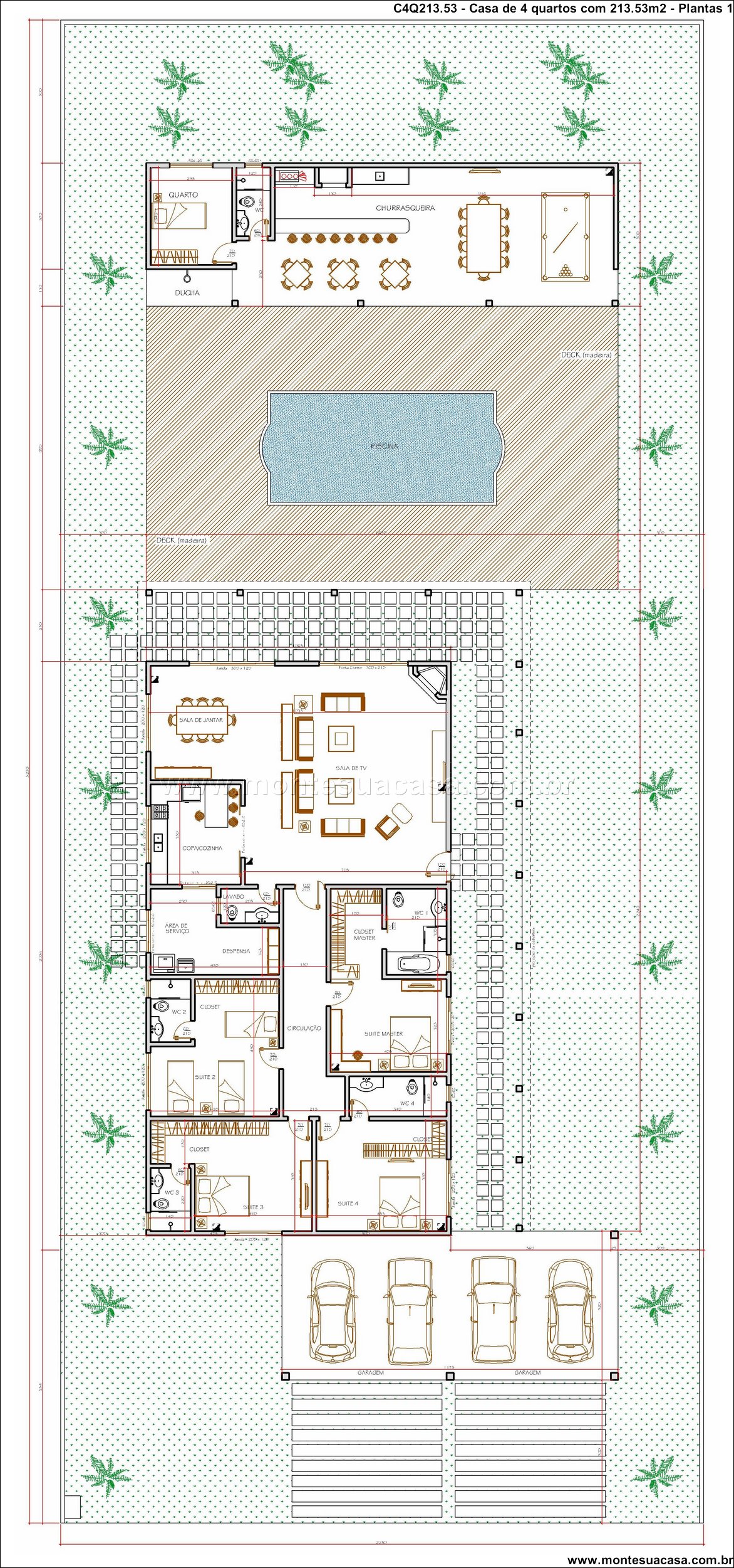 213.53m2-casa-terrea-com-4-suites-piscina-e-espaco-gourmet-integrado - Imagem 19