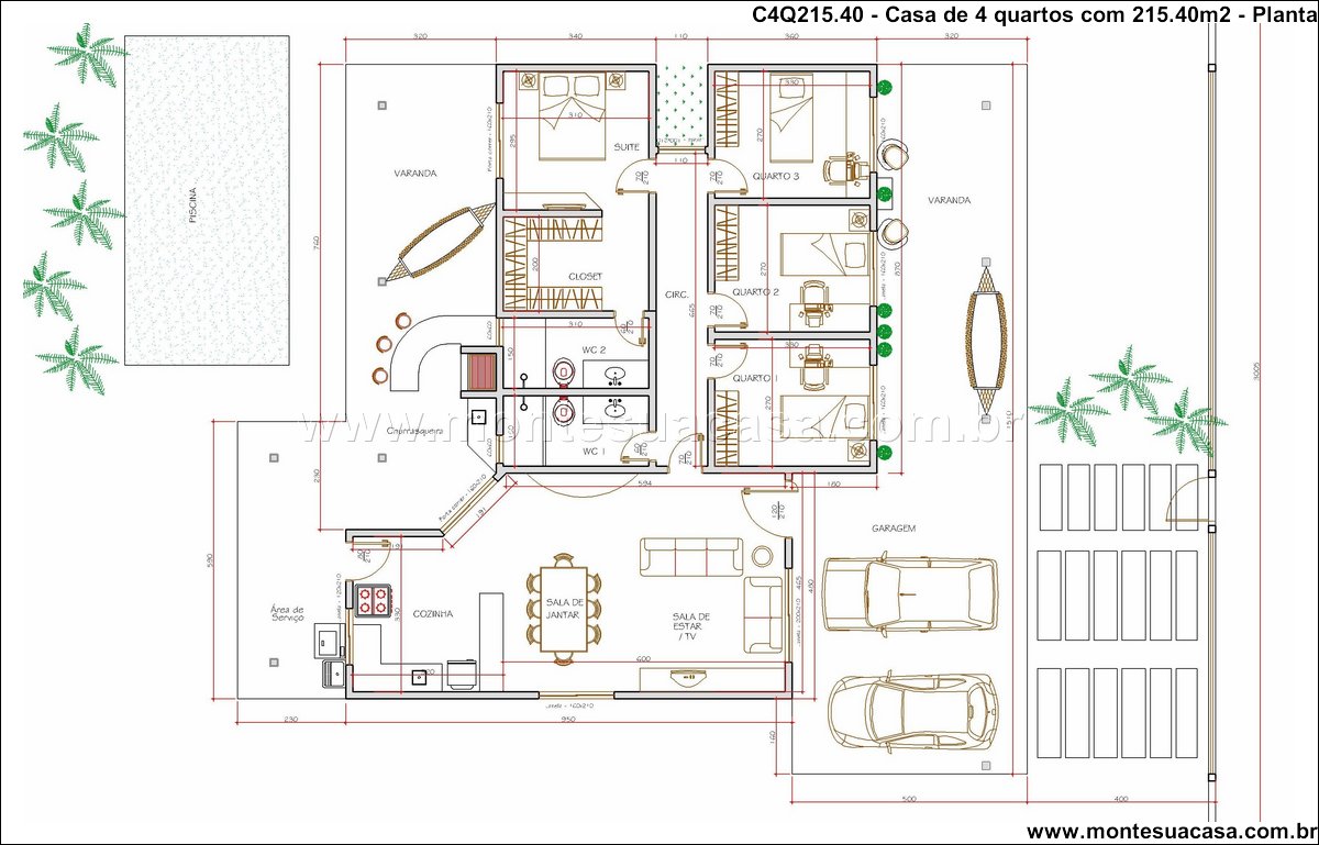 215.40m2-casa-terrea-com-4-quartos-varanda-e-espaco-gourmet - Imagem 3