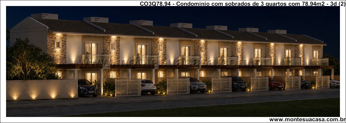 78.94m2-condominio-com-7-sobrados-de-3-quartos - Imagem 3