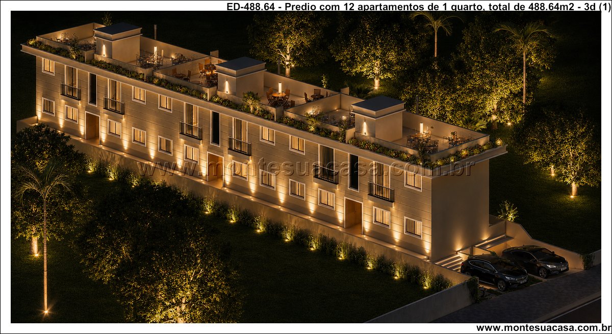 488.64m2-edificio-residencial-com-12-apartamentos-e-terraco-privativo - Imagem 2