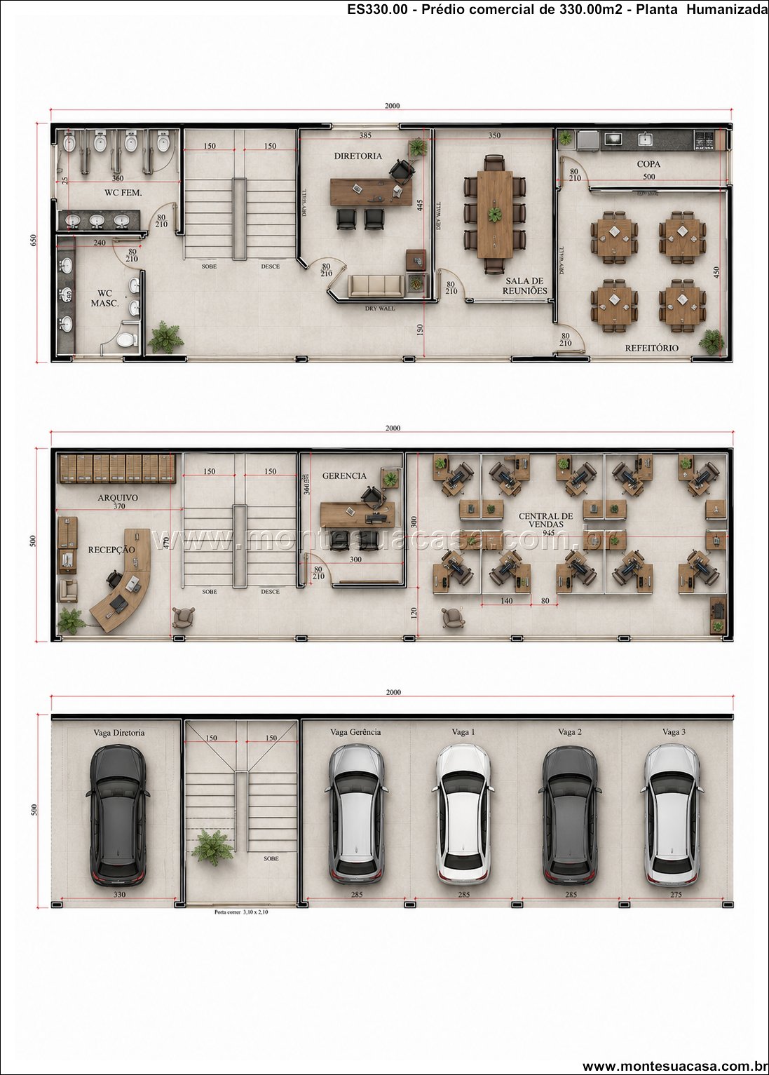 330.00m2-predio-comercial-de-tres-pavimentos-com-vagas-e-ambientes-corporativos-integrados - Imagem 4