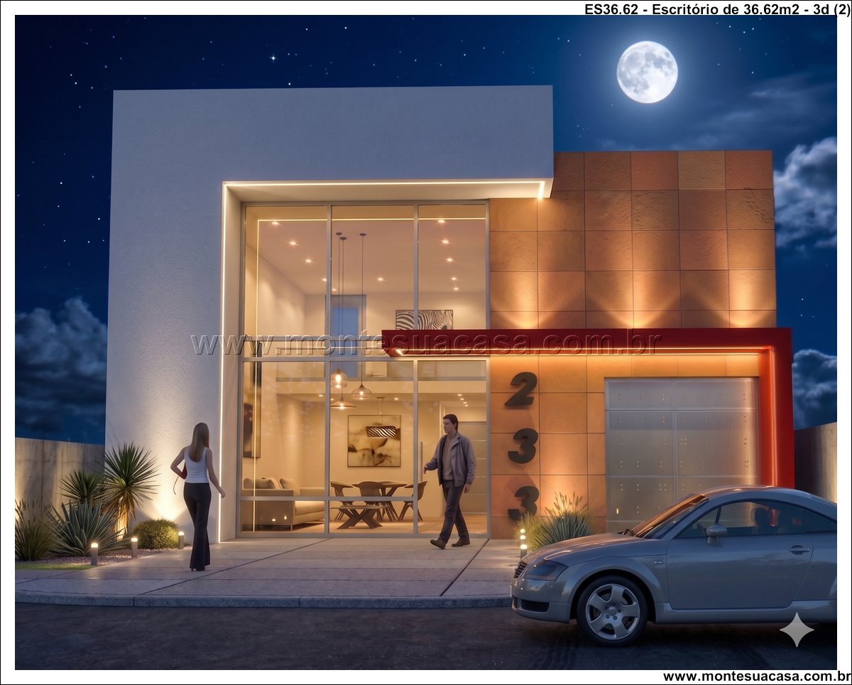 36.62m2-escritorio-com-fachada-moderna-jardim-de-inverno-e-garagem-integrada - Imagem 3