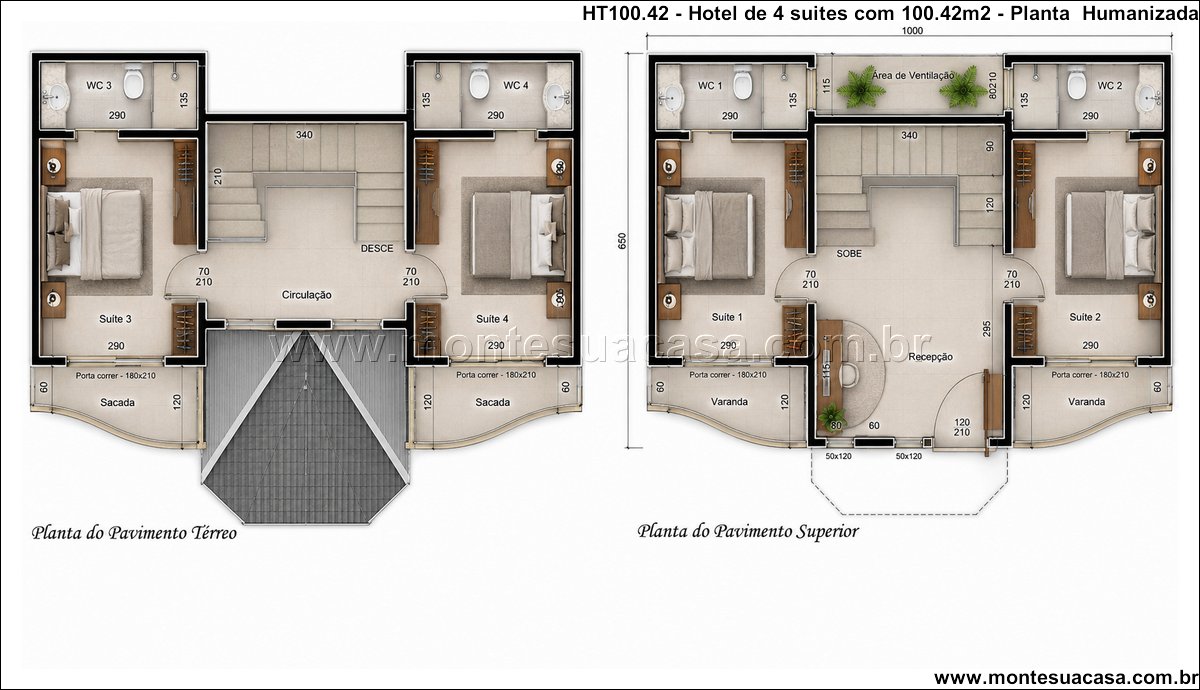 100.42m2-pousada-com-quatro-suites-e-recepcao-integrada - Imagem 5