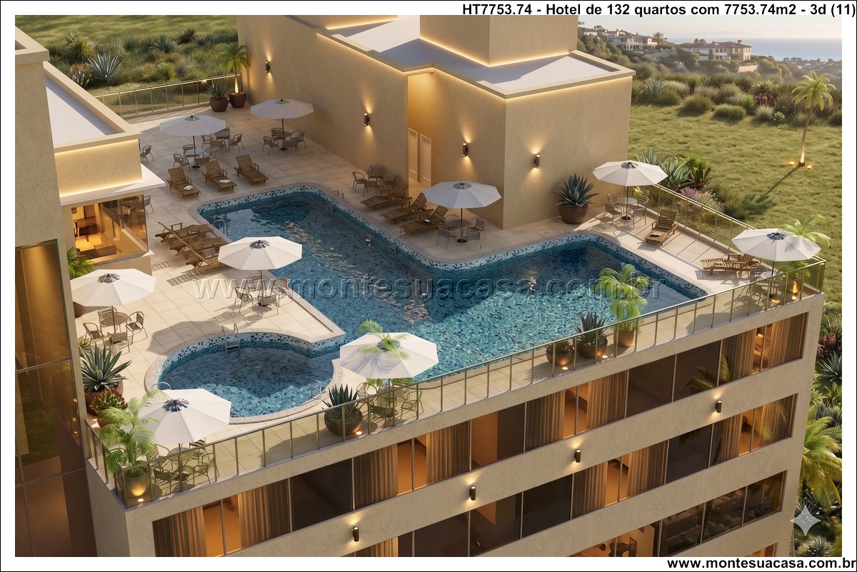 7753.74m2-hotel-com-100-suites-discoteca-rooftop-e-restaurante-corporativo - Imagem 12