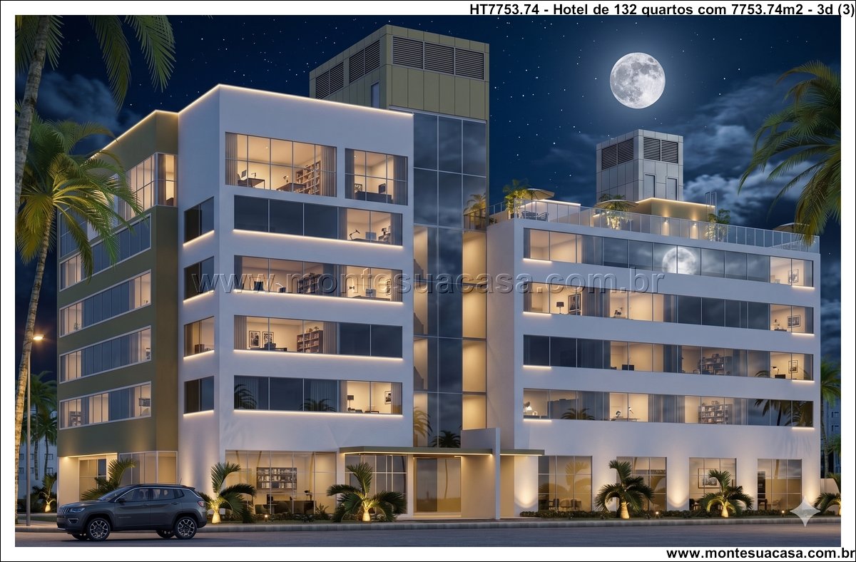 7753.74m2-hotel-com-100-suites-discoteca-rooftop-e-restaurante-corporativo - Imagem 4
