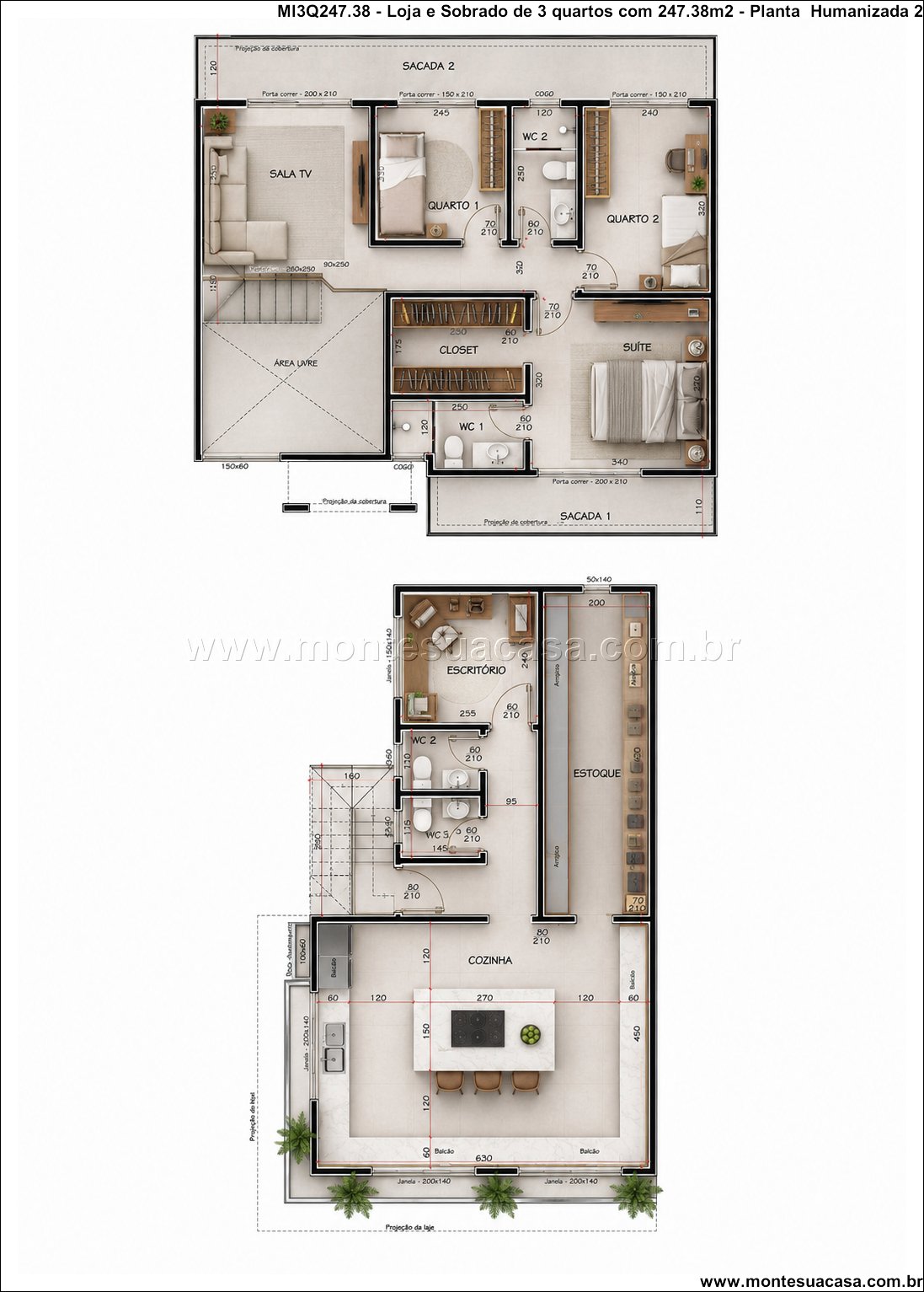 247.38m2-residencia-com-comercio-integrado-e-sobrado-3-quartos-nos-fundos - Imagem 13