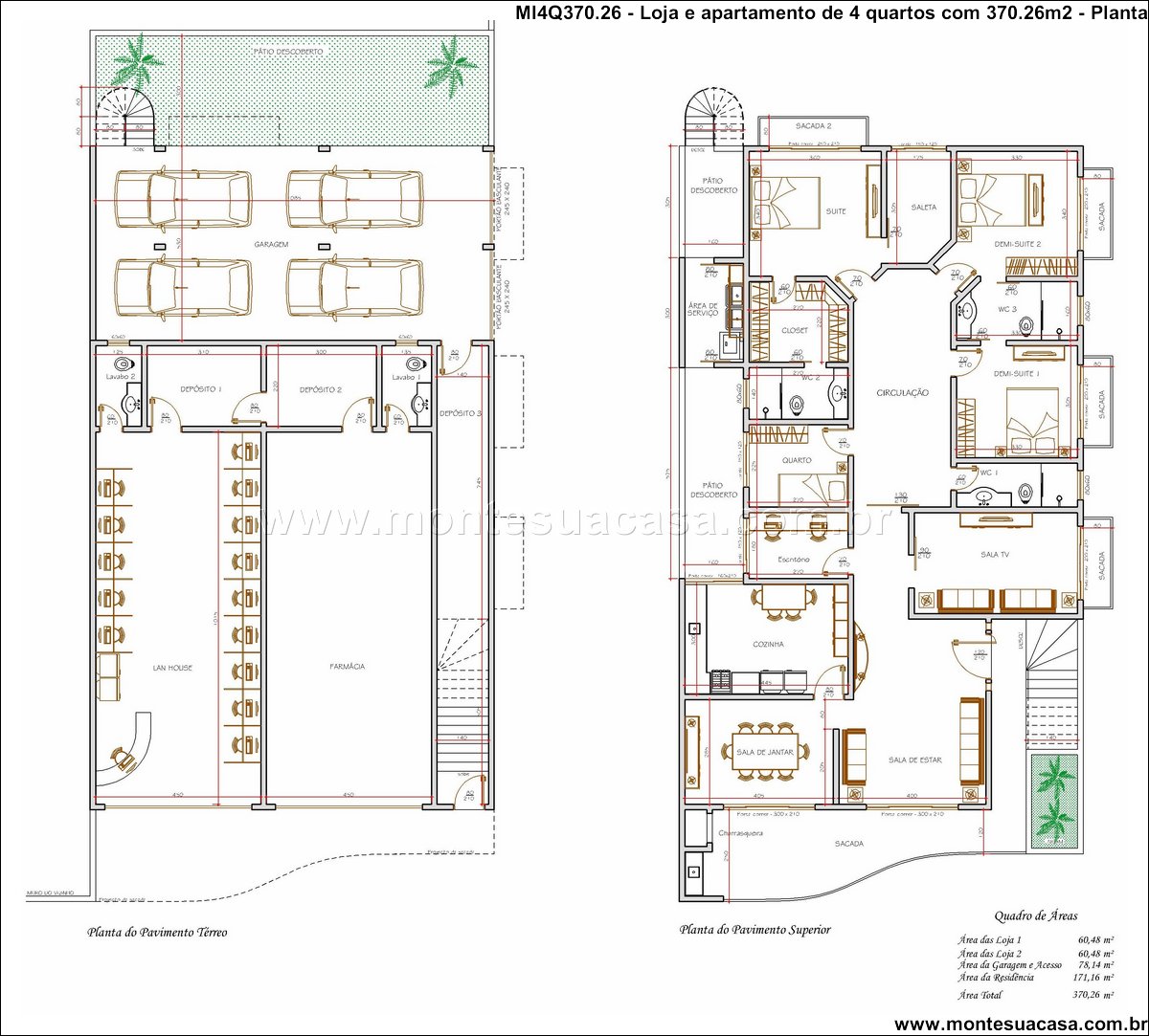 370.26m2-sobrado-de-4-quartos-com-2-lojas-e-garagem-ampla - Imagem 5