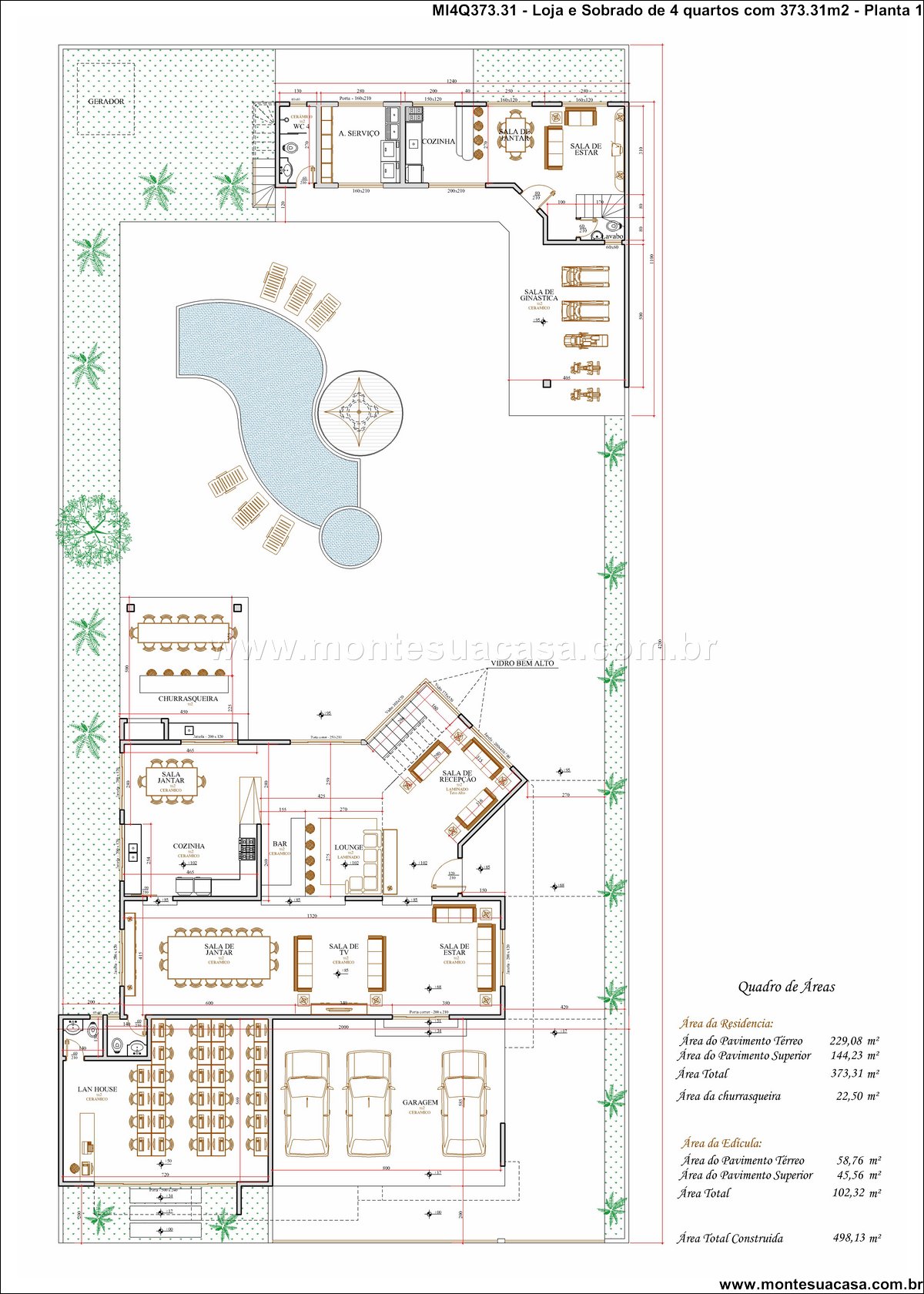373.31m2-sobrado-de-4-suites-com-piscina-academia-espaco-gourmet-e-lanhouse - Imagem 14