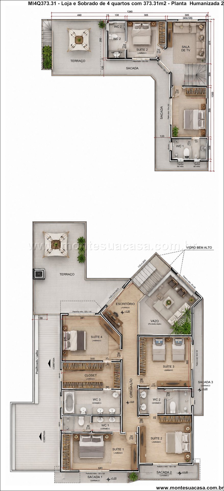 373.31m2-sobrado-de-4-suites-com-piscina-academia-espaco-gourmet-e-lanhouse - Imagem 13