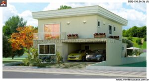 191.54m2-sobrado-de-3-quartos-com-garagem-dupla-e-varanda-envidraçada