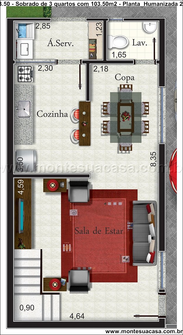 103.50m2-unidade-de-esquina-com-3-quartos - Imagem 9