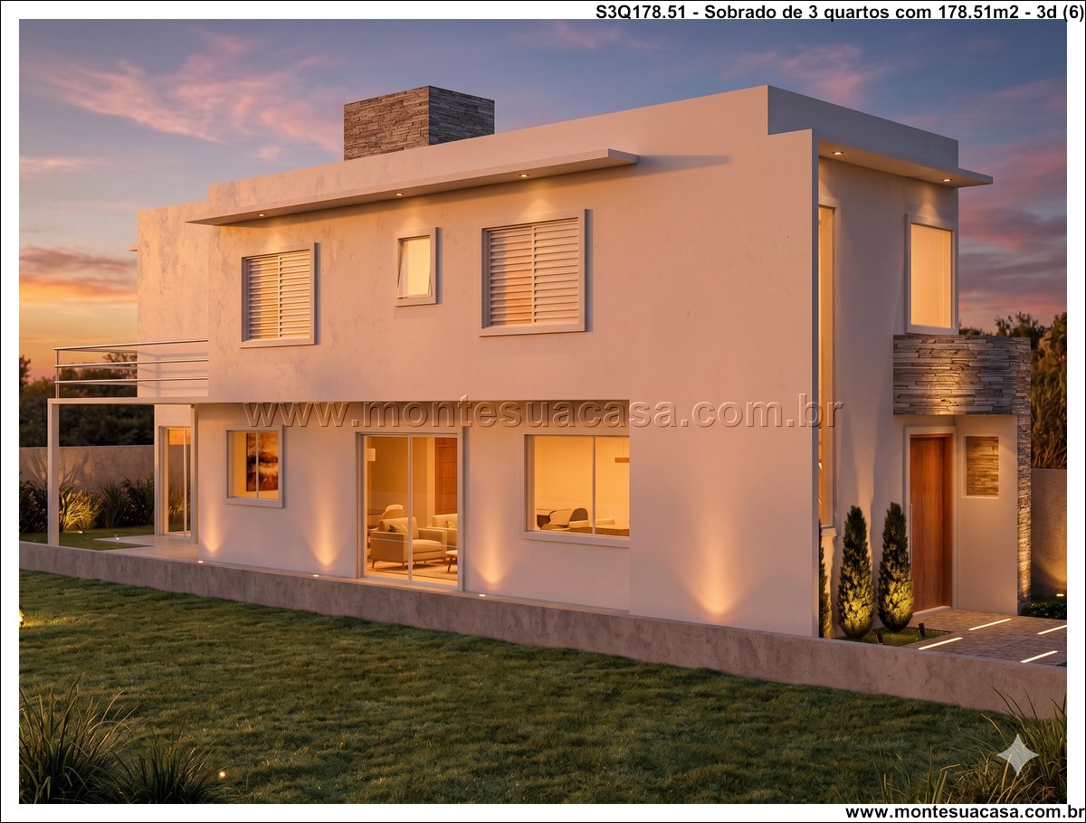 178.51m2-sobrado-moderno-com-3-quartos-e-espaco-gourmet-integrado - Imagem 7