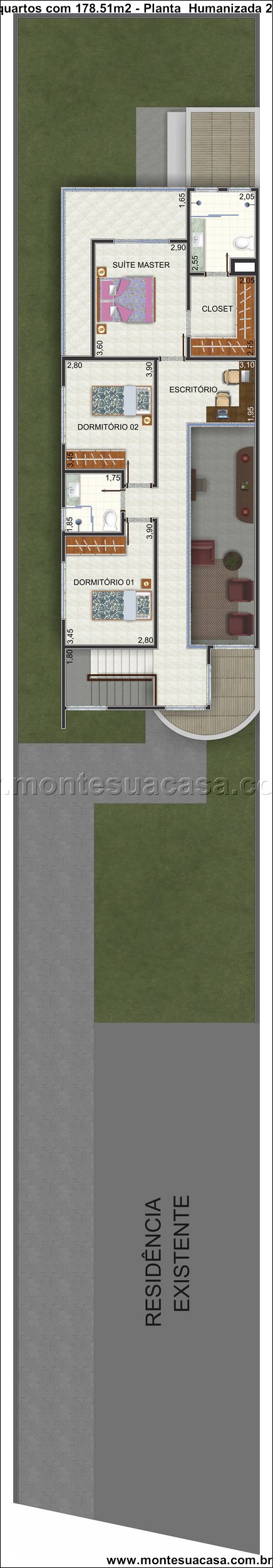 178.51m2-sobrado-moderno-com-3-quartos-e-espaco-gourmet-integrado - Imagem 11