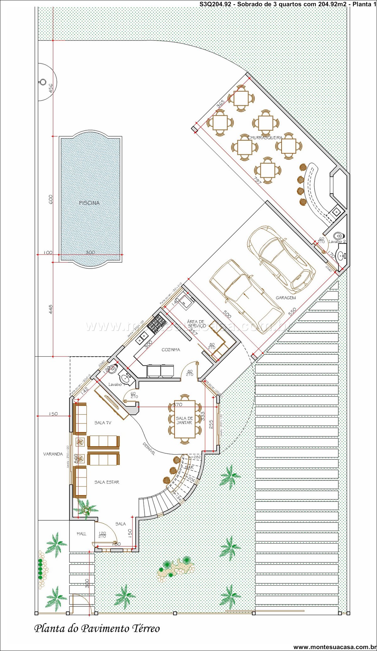 204.92m2-projeto-residencial-com-piscina-e-sacada - Imagem 7