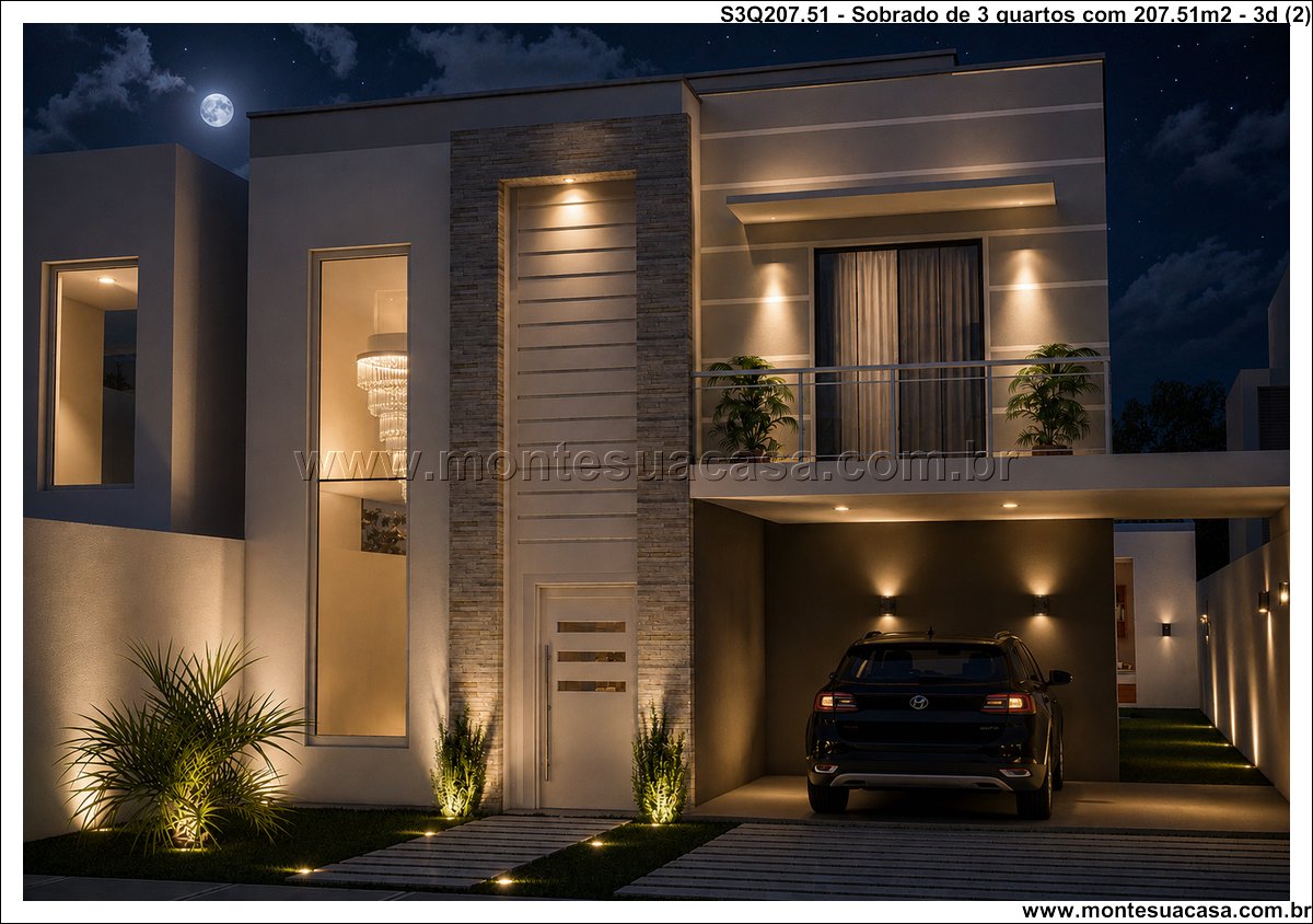 207.51m2-sobrado-moderno-de-3-quartos-com-suite-e-closet - Imagem 3