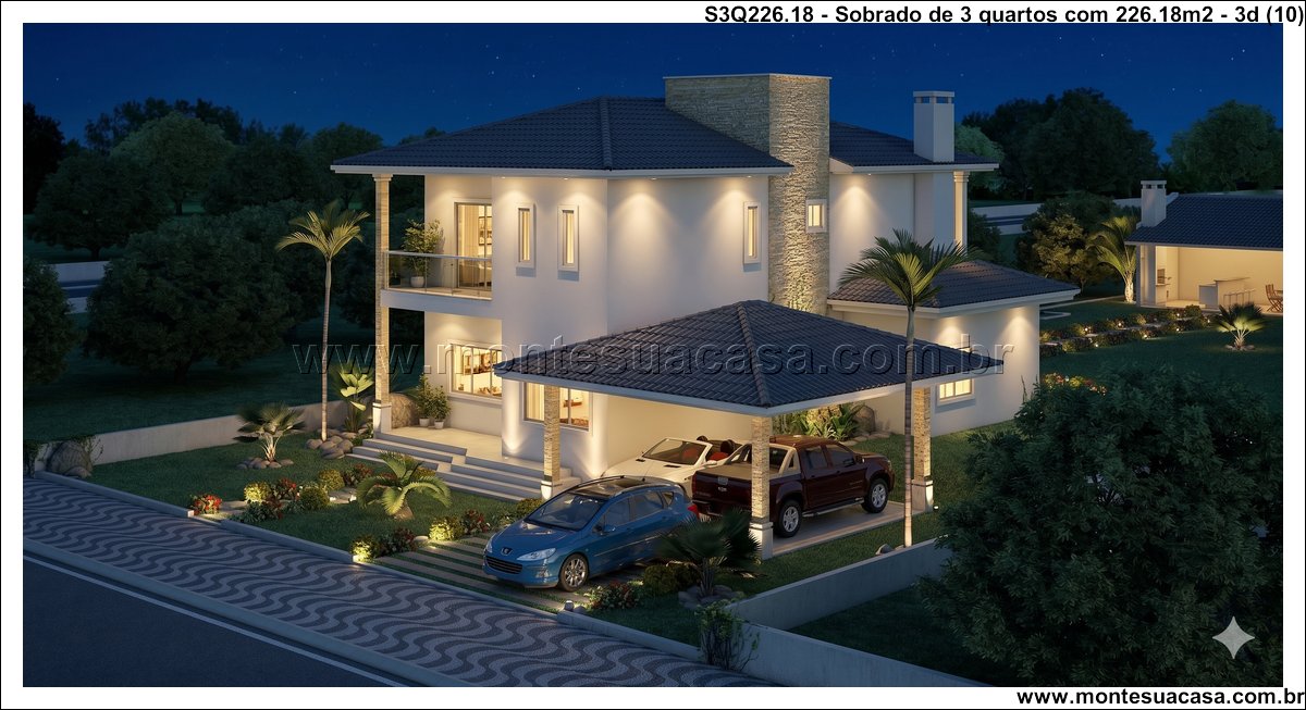 226.18m2-sobrado-de-3-quartos-com-projeto-moderno - Imagem 11