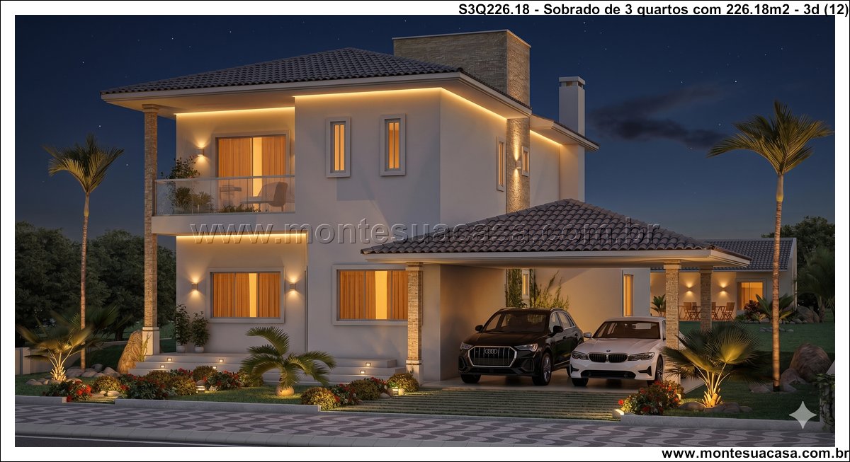 226.18m2-sobrado-de-3-quartos-com-projeto-moderno - Imagem 13