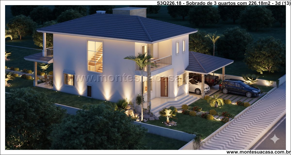 226.18m2-sobrado-de-3-quartos-com-projeto-moderno - Imagem 14