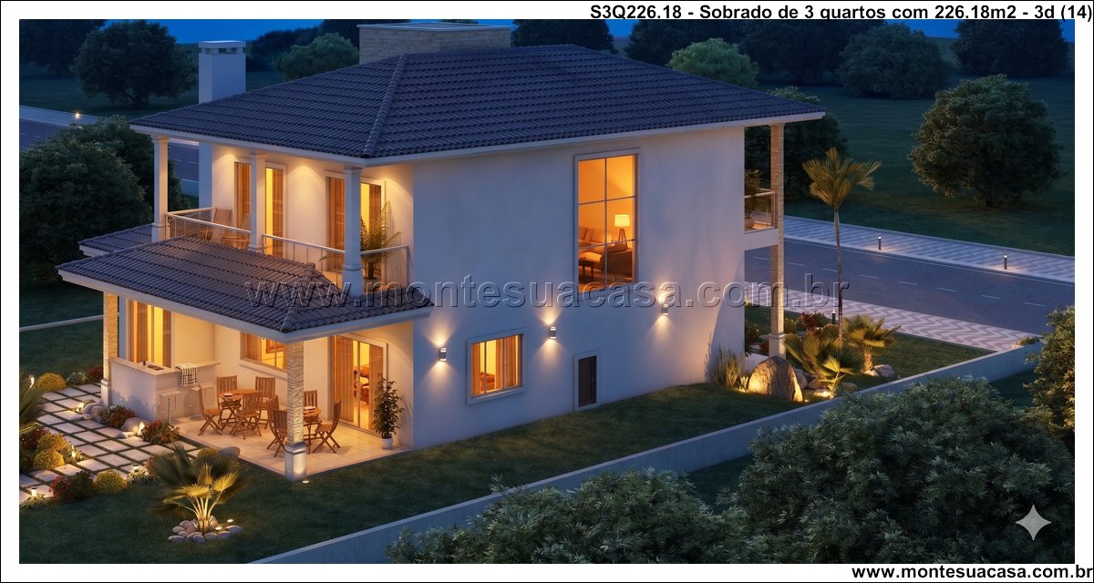 226.18m2-sobrado-de-3-quartos-com-projeto-moderno - Imagem 15