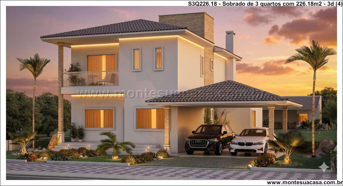 226.18m2-sobrado-de-3-quartos-com-projeto-moderno - Imagem 5