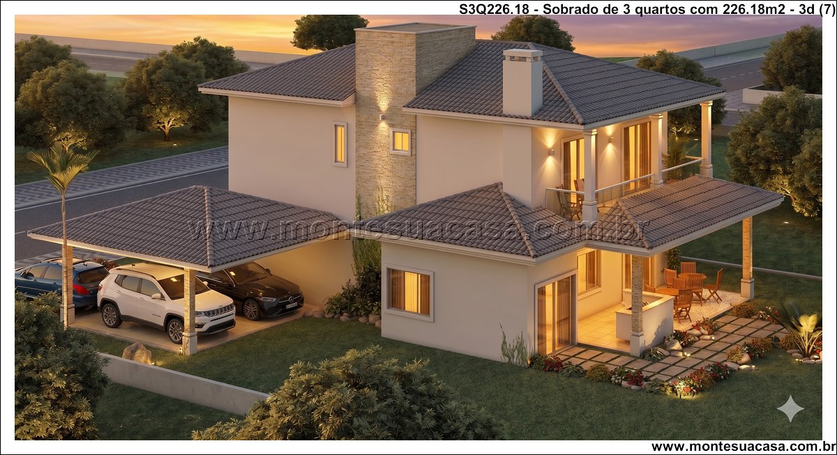 226.18m2-sobrado-de-3-quartos-com-projeto-moderno - Imagem 8