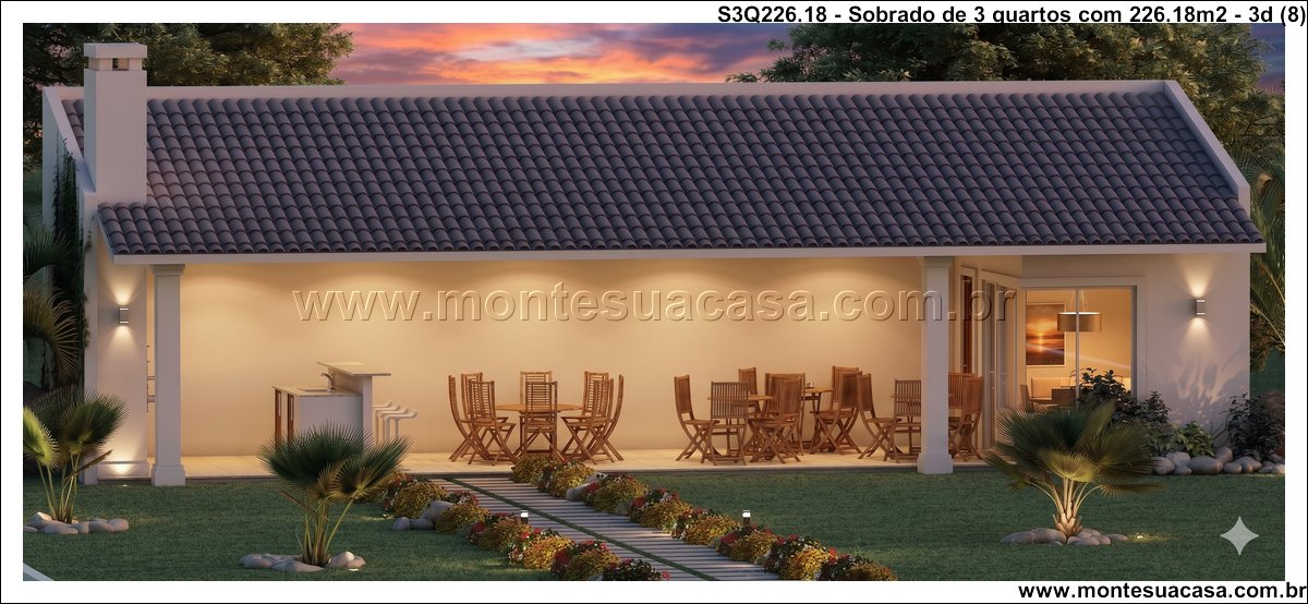 226.18m2-sobrado-de-3-quartos-com-projeto-moderno - Imagem 9