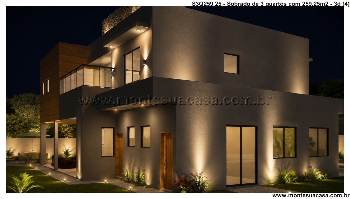 259.25m2-sobrado-de-3-quartos-com-espaco-gourmet - Imagem 5
